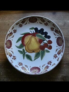 Oriental Accent Fruit Decorative Plate